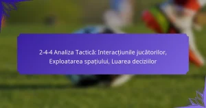 2-4-4 Analiza Tactică: Interacțiunile jucătorilor, Exploatarea spațiului, Luarea deciziilor